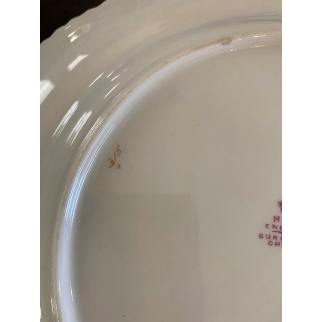 Early 19th Century English Hammersley Porcelain Decorative Plate For Sale In Denver - Image 6 of 9