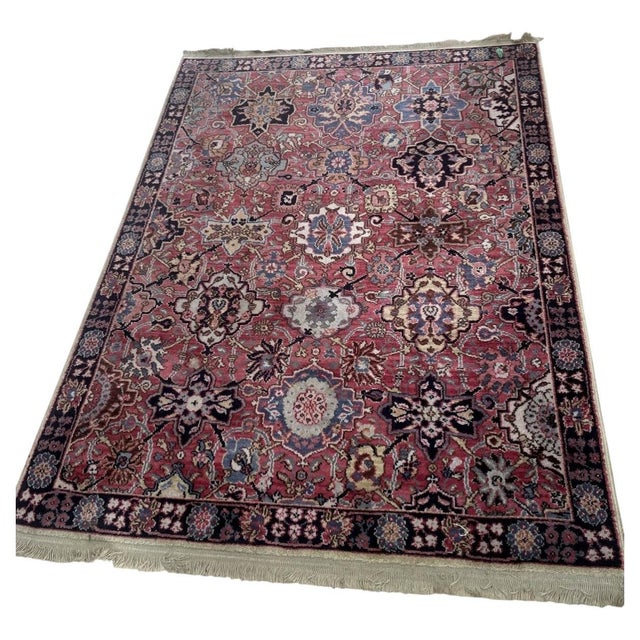 Vintage Mid-Century Karastan Rug 4' X 5.7' (121.9cm X 173.7cm) 1960s For Sale - Image 4 of 8