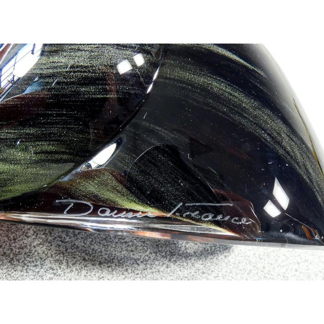 Black Sculpture Shell from Daum, France For Sale - Image 8 of 10