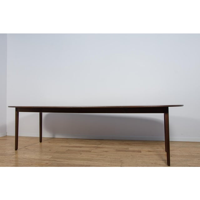 Mid-Century Extendable Dining Table by Ole Wanscher for Poul Jeppesens Furniture Factory, Denmark, 1960s For Sale - Image 13 of 18