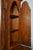 Vintage Large Georgian Style Walnut Bookcase Display Cabinet For Sale In Philadelphia - Image 6 of 18