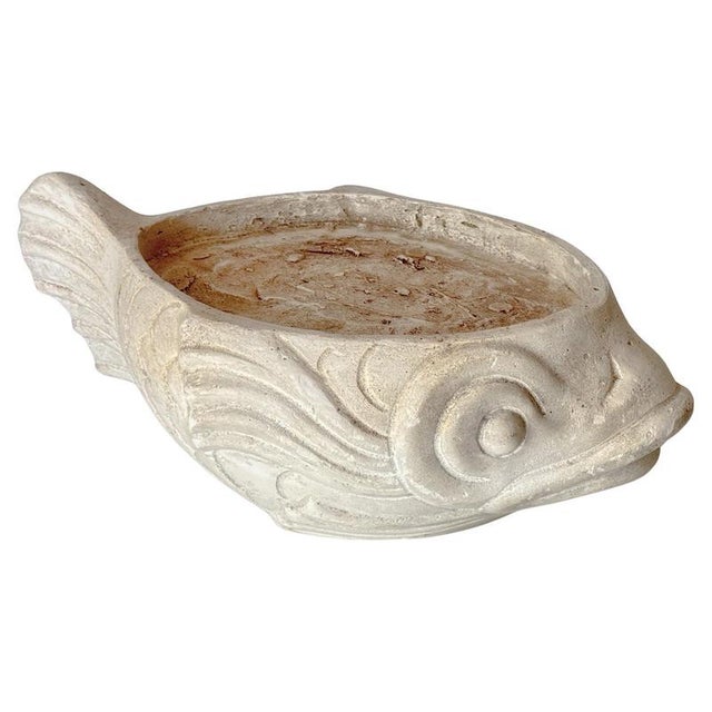 Large Vintage French Plaster Jardinière, 1930s For Sale - Image 15 of 15