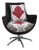 Palecek Metro Swivel Wicker Arm Chair/Maison Smith For Sale