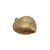 1950s 14k Yellow Gold Puffy Heart Pendant With Florentine Finish For Sale - Image 4 of 4
