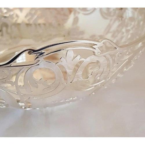 Antique Sterling Silver Fruit from Bowl Hawksworth, Eyre & Co, 1920s For Sale - Image 11 of 14