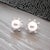 Traditional Diamond Akoya Pearl Earrings 14 Karat White Gold Certified For Sale - Image 3 of 15