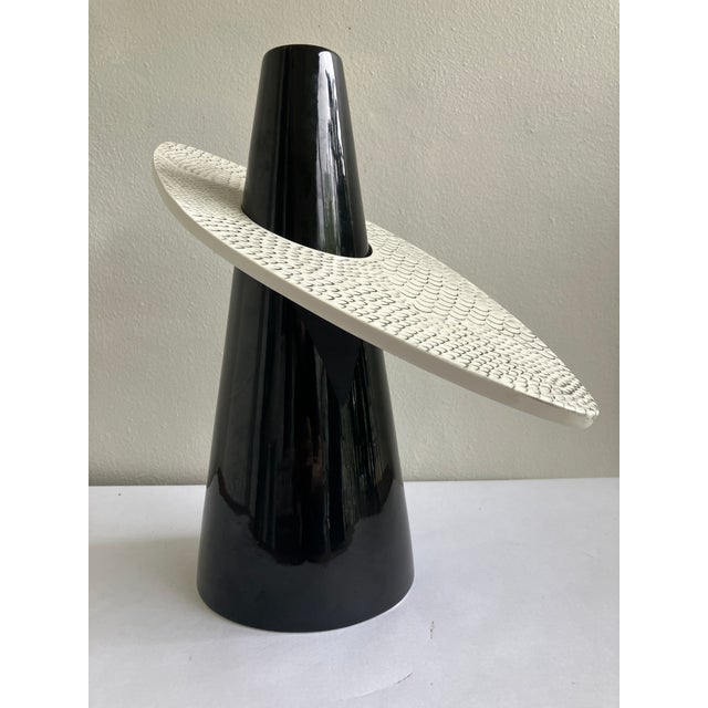 Ceramic Vase by Alessandro Mendini for Superego Editions, 4 Mani Collection - Numbered 5 of 99 For Sale In Miami - Image 6 of 16