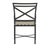 Brown Jordan Brown Jordan Venetian Arm Chair, Textured Pewter frame with Fusion Meadow fabric For Sale - Image 4 of 11