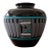 Contemporary Kopa Arizona Hand-Painted Geometric Blackware Vase For Sale