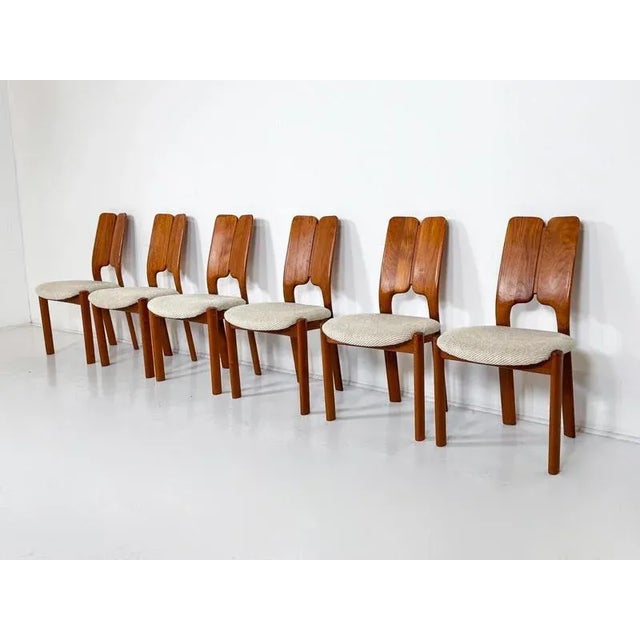 Mid-Century Modern Scandinavian Chairs, 1960s, Set of 6 For Sale - Image 6 of 7