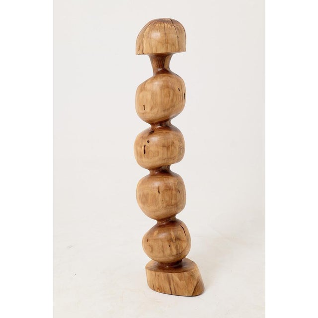 Still Stand Abstract Wood Sculpture by Logniture For Sale - Image 4 of 9