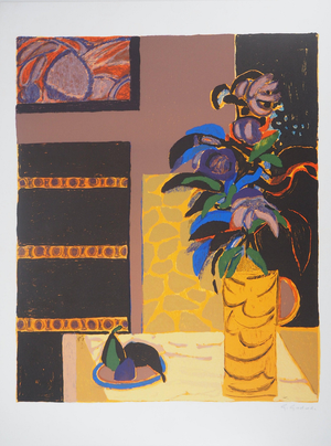 Gabriel Godard, Les passiflores, Lithograph