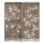 Chinoiserie Hand‑Painted Wallpaper Panels, Taupe Background Floral & Bird Motifs, Set of 2 For Sale