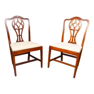 Pair of Federal Mahogany Side Chairs