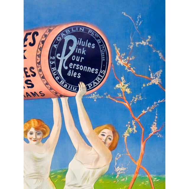 Pink Pills for Pale People — Leonetto Cappiello Art Nouveau Reproduction Print, 18" × 24" For Sale - Image 4 of 7
