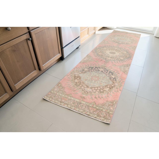 Mid 20th Century Long Turkish Area Runner For Sale - Image 6 of 9