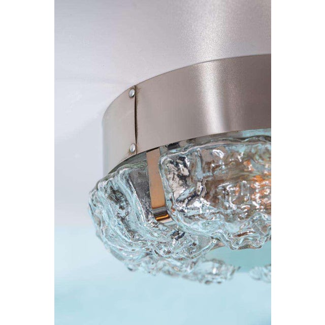 Space Age Wall Lamp in Glass & Chrome from Glashütte Limburg For Sale - Image 16 of 18