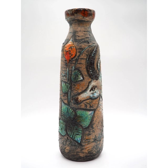 Vintage Swedish Nordic Design Floor Vase by Eivor Larsson for Tilgman Keramik, Sweden, 1960s For Sale - Image 11 of 11