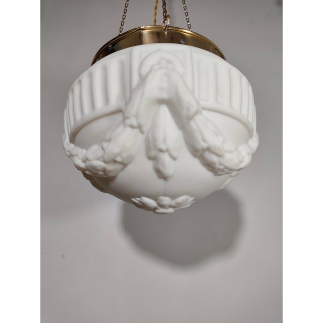 Art Nouveau Ceiling Lamp, Spain, 1930s For Sale - Image 13 of 13