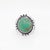 1990s Vintage Old Pawn Navajo Sterling Silver and Turquoise Cabochon Ring For Sale - Image 5 of 12