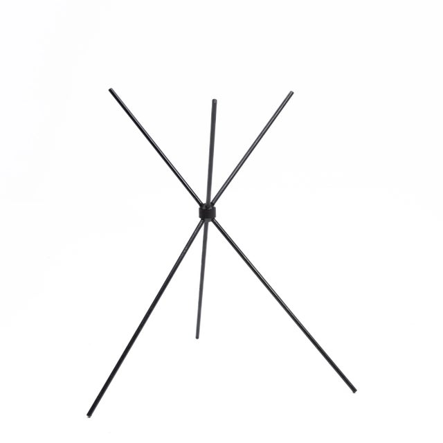 Metal Mid Century Tiled Serving Salad Bowl Tripod Legs For Sale - Image 7 of 12