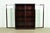 Early 20th Century Stickley Brothers Style Antique Arts & Crafts Mahogany Double Bookcase Cabinet, Circa 1900 For Sale - Image 5 of 12