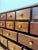 Vintage Apothecary Cabinet Handmade Nineteen Drawer Wood Storage Rustic Rare For Sale - Image 11 of 13