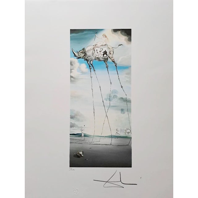 Salvador Dalí­, Celestial Ride, 1957, Lithograph For Sale - Image 4 of 4