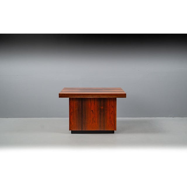 Rosewood Coffee Table with Secret Compartment, 1960s For Sale - Image 9 of 18