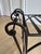 Vintage French Hand Forged Wrought Iron Vanity Bench For Sale In Chicago - Image 6 of 10