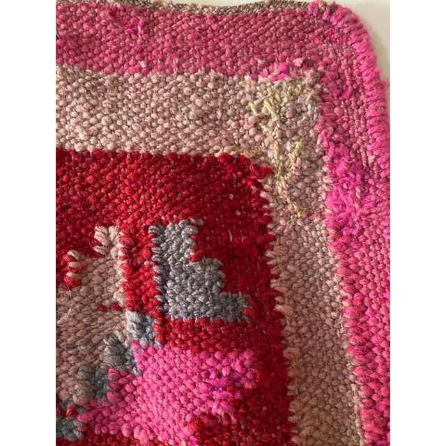 Mid-20th Century Vintage Peruvian Andean Folk Art Textile With Stylized Bird Motifs (73" X 65") For Sale - Image 9 of 18