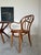 Mid-Century Modern Thonet Steamed Bentwood + Cane Desk Chair Armchair Heart Motif For Sale - Image 3 of 12
