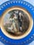 Stunning antique Royal Vienna style porcelain cabinet plate. Measuring a generous 10.5 inches in diameter, this exquisite...