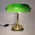 Metal Banker's Table Lamp in Gilt Brass and Glass, Spain, 1970s For Sale - Image 7 of 18