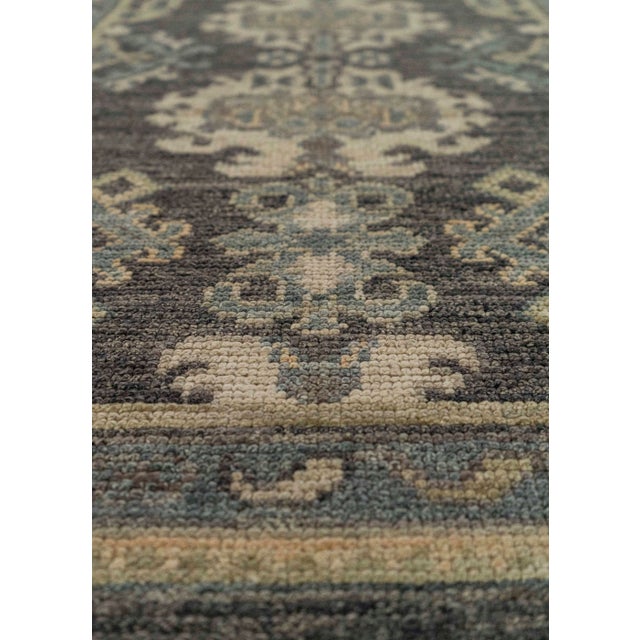 Turkish Turkish Oushak Rug 2'11" x 10'7" #20204 For Sale - Image 3 of 8