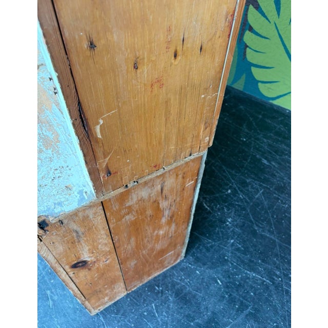 Early 20th Century Antique Chippy Mercantile Cabinet For Sale - Image 5 of 12