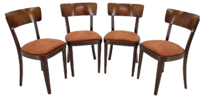 Dining Chairs, Former Czechoslovakia, 1940s, Set of 4