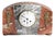 1920s France Art Deco Antique White Marble Clock For Sale