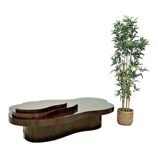 1950s Biomorphic Coffee Table in the Style of t.h. Robsjohn-Gibbings For Sale