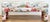 Late 20th Century Vintage Floral Pattern Upholstered Parsons Style Bench For Sale - Image 5 of 11