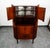 Mid Century Danish Modern Corner Cabinet Rosewood Bar Denmark Drawers Locking For Sale In Sacramento - Image 6 of 12