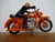 Large Vintage Orange Plastic Motorcycle, 1970s For Sale - Image 14 of 14