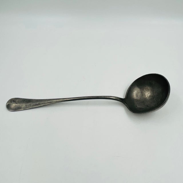 Early 19th Century Rustic German Pewter Ladle For Sale - Image 11 of 17