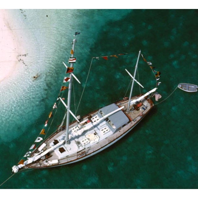 Slim Aarons, Charter Ketch, Estate Stamped Photographic Print For Sale - Image 3 of 3