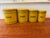 Early 20th Century Bright Yellow Enamel Flour, Sugar, Coffee & Tea Kitchen Canisters – Set of 4 For Sale In Boston - Image 6 of 17