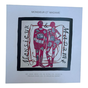 2006 HermesHermes 2006 Collection Authentic Original Hermès Scarf Art Advertisement Lithograph Featuring Hermès Design