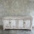 Reclaimed Elm & Pine Wood Cabinet in Distressed White With 4 Doors For Sale - Image 4 of 10
