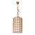 1960s Italian Rattan Pendant Light For Sale