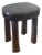 African Vintage Carved Wood Milk Stool Hehe Gogo People Tanzania 10.5" H For Sale