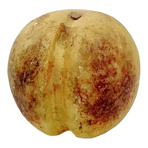 Hand-Painted Italian Alabaster Peach